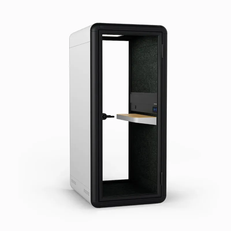 Office Meeting Pod Soundproof Phone Booth Acoustical Hollow Glass Sound Mini Office Pod Phone Booth Romania, Bulgaria, Albania, Greece, Italy, Vatican City, San Marino, Malta, Spain, Portugal, Andorra