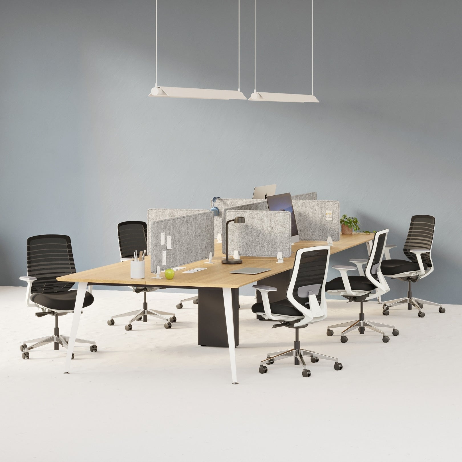 Six Person Desk Panels Poland, Czech Republic, Slovakia, Hungary, Germany, Austria, Switzerland, Liechtenstein